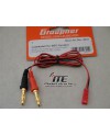 GRAUPNER BANANA 4mm A CONECTOR FUTABA 