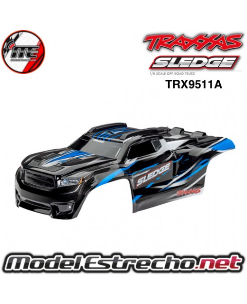 CARROCERIA TRAXXAS SLEDGE AZUL