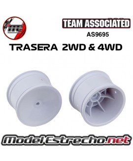 ASSOCIATED LLANTAS TRASERAS BLANCAS