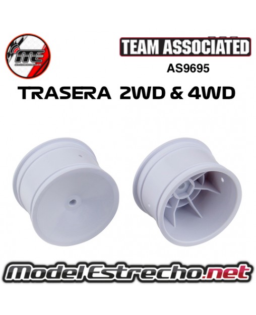 ASSOCIATED LLANTAS TRASERAS BLANCAS