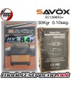 SERVO SAVOX SC1268SG PLUS ALTO VOLTAJE 30Kg/0.10seg a 8.4v.

Ref: SC1268SG PLUS