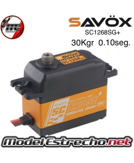 SERVO SAVOX SC1268SG PLUS ALTO VOLTAJE 30Kg/0.10seg a 8.4v.

Ref: SC1268SG PLUS