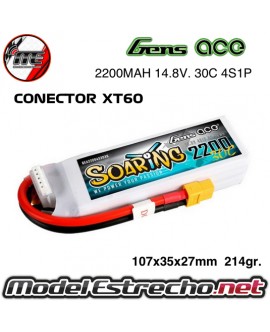 GENS ACE SOARING 2200mah 14.8v. 30c 4S1P XT60