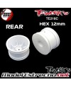 LLANTA TRASERA 12mm BLANCA T-WORKS TE218C