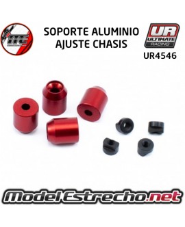 SOPORTE AJUSTE CHASISI ALUMINIO (4U.)