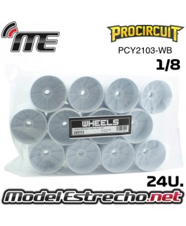 LLANTA PROCIRCUIT VORTEX V2 BLANCA BULK (24U.)  PCY2103-WB