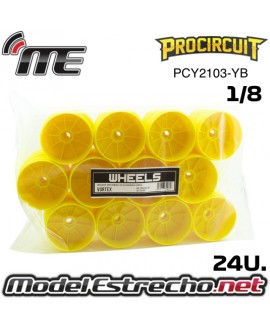 LLANTA PROCIRCUIT VORTEX V2 AMARILLA BULK (24U.) PCY2103-YB