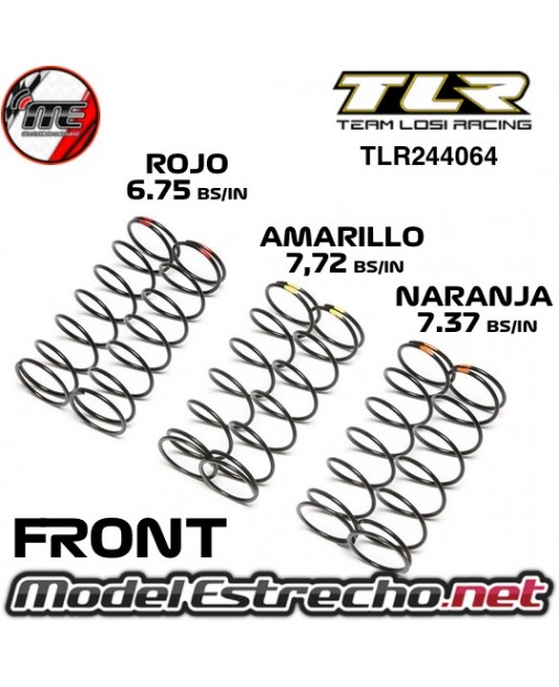 SET MUELLES DELANTERO TLR 8IGHT TLR244064

Ref: TLR244064