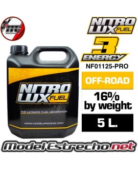 NITROLUX ENERGY3 OFF ROAD PRO 16% BY WEIGHT EU NO LICENCE 5L.

Ref: NF01125-PRO
