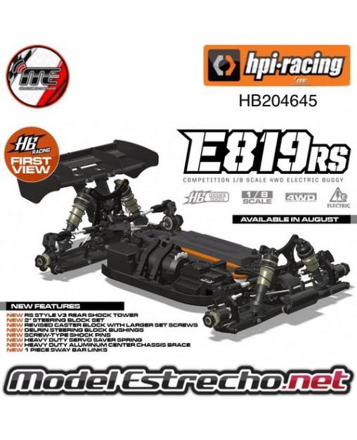 COCHE E819RS 1/8 ELECTRTICO BUGGY

Ref: HB204645