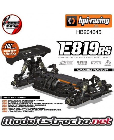 COCHE E819RS 1/8 ELECTRTICO BUGGY

Ref: HB204645