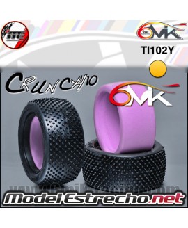 CRUNCH 6MIK 1/10 TRASERA AMARILLA CON INSERTO