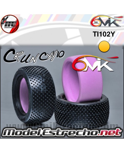 CRUNCH 6MIK 1/10 TRASERA AMARILLA CON INSERTO