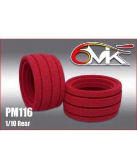 CRUNCH 6MIK 1/10 TRASERA AMARILLA CON INSERTO ROJO