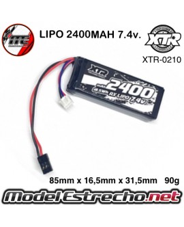 BATERIA LIPO LINEA RX 2500MAH 7.4V  ULTIMATE