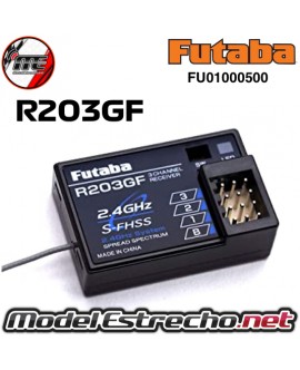 RECEPTOR FUTABA R203GF 2.4Ghz  S-FHSS 3 CH

Ref: FU01000500