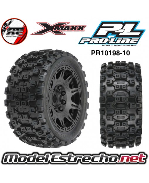 RUEDAS PROLINE BADLANDS MX57 24mm TRAXXAS X-MAXX Y ARRMA KRATON 8S

Ref: PR10198-10