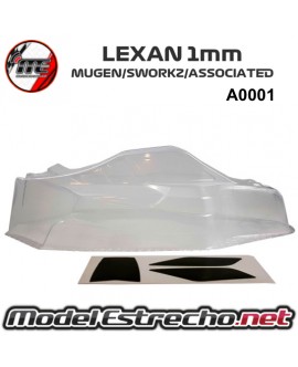 CARROCERIA LEXAN 1mm MUGEN / SWORKZ / ASSOCIATED