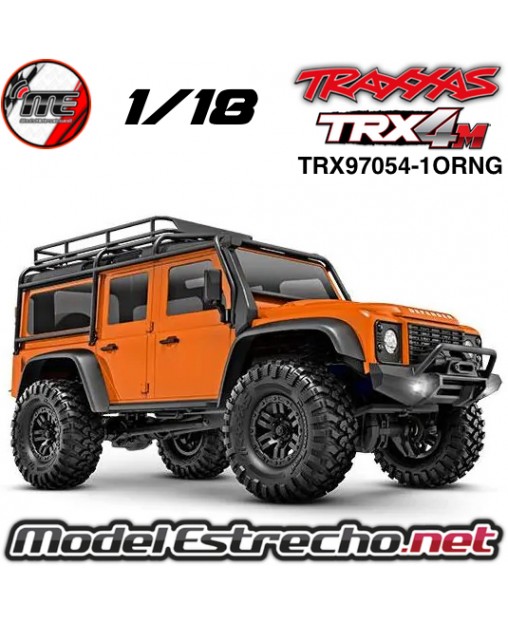 TRAXXAS TRX-4M 1/18 CRAWLER LAND ROVER 4WD NARANJA TRX97054-1ORNG