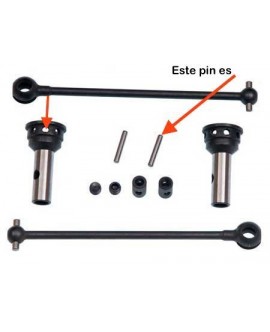 PIN DE ACERO 2.5x14.8mm (10U.)