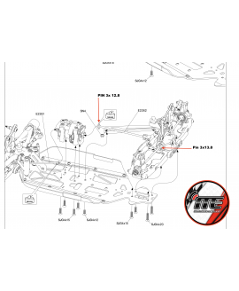 PIN CARDAN CENTRAL 3x12.8mm