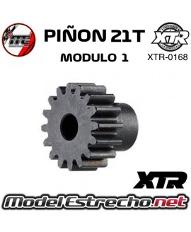 PIÑON 21T MODULO 1 EJE 5mm

Ref: XTR-0168