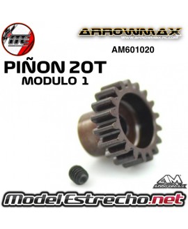 PIÑON 20T Mod. 1 EJE 5mm ARROWMAX

Ref: AM601020
