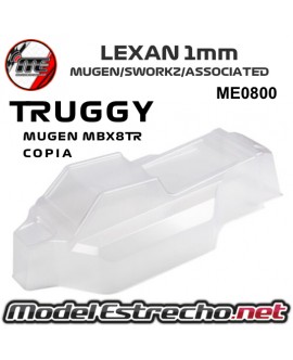 CARROCERIA MUGEN MBX8TR TRUGGY, RC8T4 - LOSI XT - HB D8T - TEKNO TRUGGY