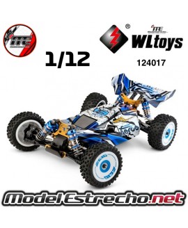 COCHE ELECTRICO RTR 1/12 BUGGY 4WD MOTOR BRUSHLESS WLTOYS 124017