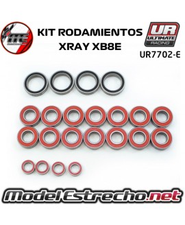 KIT RODAMIENTOS RS XRAY XB8E ULTIMATE (22U.)

Ref: UR7702-E