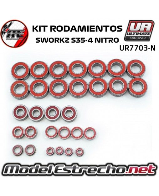 KIT RODAMIENTOS RS SWORKZ S35-4 NITRO ULTIMATE (30U.)
UR7703-N