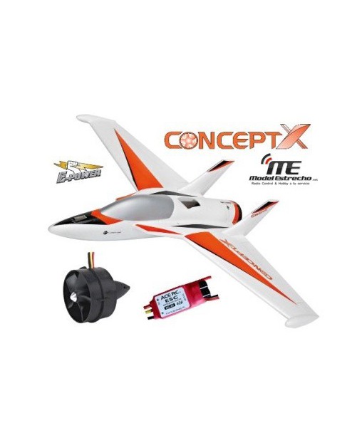 AVION CONCEPT-X ALA VOLANTE C/TURBINA EDF75 Y BLC40