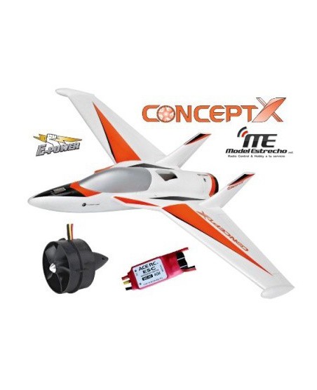 AVION CONCEPT-X ALA VOLANTE C/TURBINA EDF75 Y BLC40
