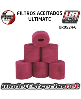 ESPUMAS FILTRO ACEITADAS INT/EXT ULTIMATE 6U.

Ref: UR0524-6