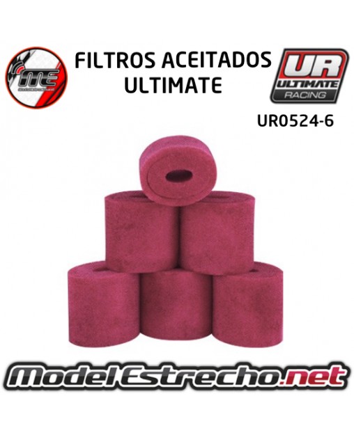 ESPUMAS FILTRO ACEITADAS INT/EXT ULTIMATE 6U.

Ref: UR0524-6