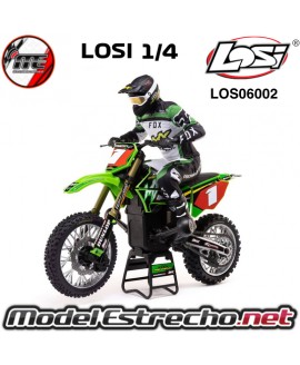 LOSI 1/4 PROMOTE MX MOTORCYCLE RTR PROCRICUIT TRAE BATERIA Y CARGADOR