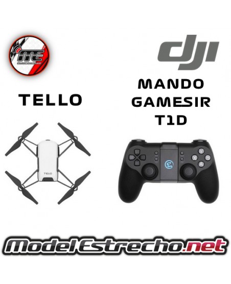 DJI TELLO BLANCO MAS MANDO GAMESIR T1D