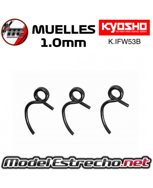 MUELLES DE EMBRAGUE 1.0 mm KYOSHO INFERNO

Ref: K.IFW53B