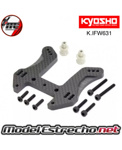 copy of SOPORTES DELANTEROS KYOSHO INFERNO MP9-MP10 ALUMINIO 22 Deg.