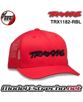 GORRA TRAXXAS LOGO HAT CURVE BILL ROJO