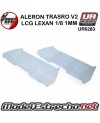 ALERON TRASERO V2 LCG LEXAN 1/8  1mm ( 2U.)

Ref: UR6283