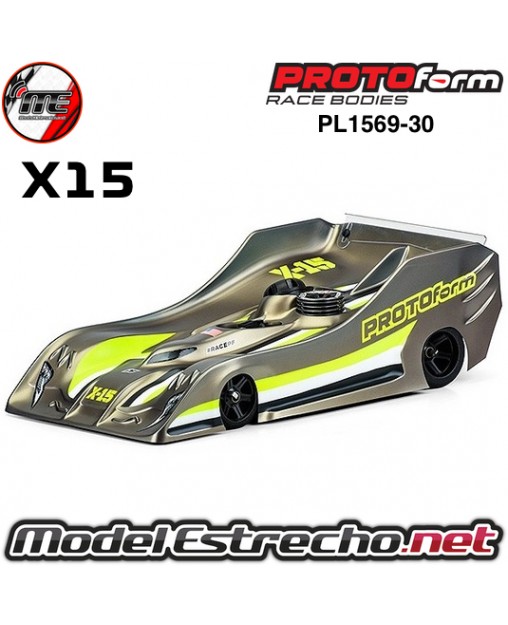 CARROCERIA PROTOFORM X15 BODY FOR 1/8 ON ROAD

Ref: PL1569-30