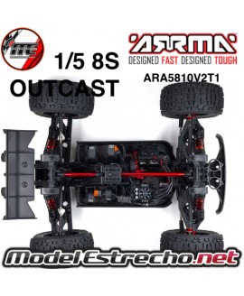 copy of ARRMA OUTCAST 1/5 STUN TRUCK BRUHLESS 8S 4WD RTR