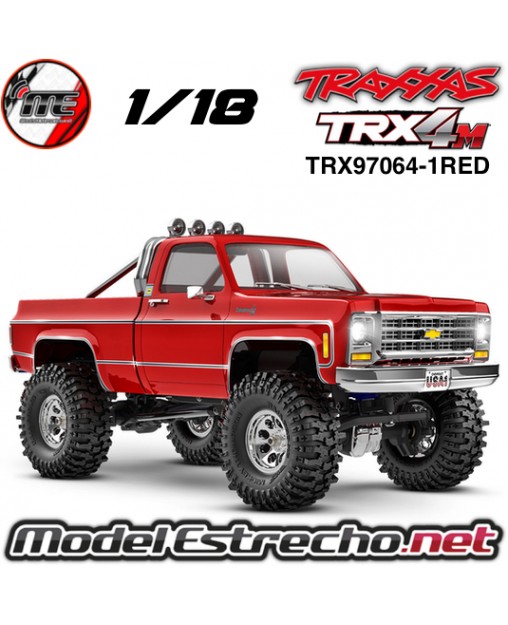 TRAXXAS TRX4M 1/18 CRAWLER 1979 CHEVROLET K10 4WD ROJO TRX97064-1RED