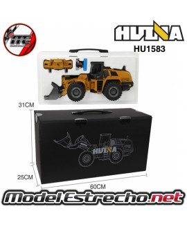 BULLDOZER RETROEXCAVADORA HUINA 1583 1/14 METALICA 2,4Ghz

Ref: HU1583