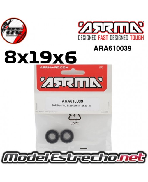 RODAMIENTO 8x19x6 mm ARRMA

Ref: ARA610039