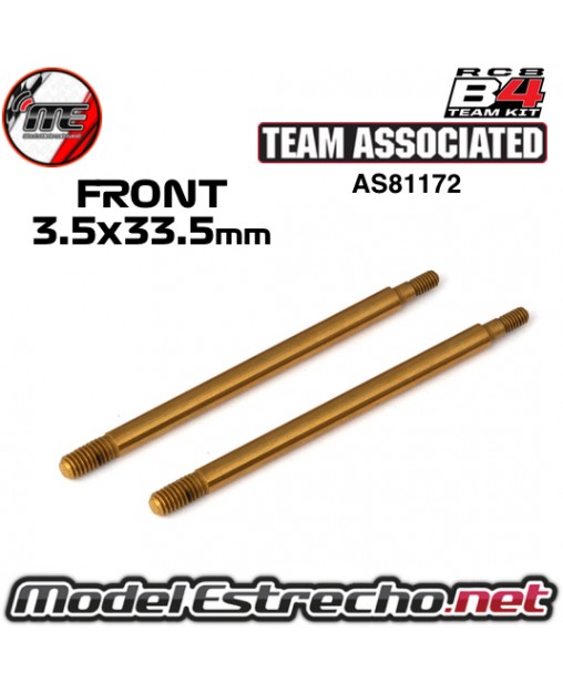 VASTAGOS AMORTIGUADOR DELANTERO ASSOCIATED RC8B3.1  30.5mm
