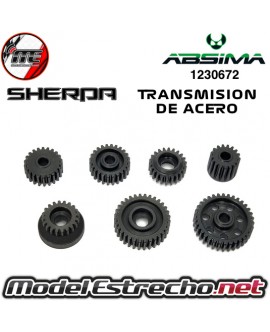 SET DE ENGRANAJE EN ACERO DE REDUCCION ABSIMA SHERPA 1230672