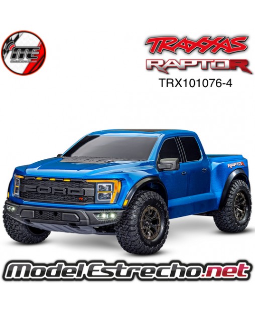 FORD F-150 RAPTOR R 4X4 ESCALA 1/10 TRUCK CON TQI AZUL TRX101076