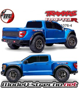 FORD F-150 RAPTOR R 4X4 ESCALA 1/10 TRUCK CON TQI AZUL TRX101076